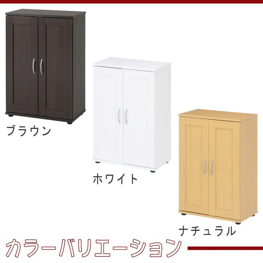 不二貿易 下駄箱 シューズボックス 6段 幅60×奥行33.5×高さ90cm