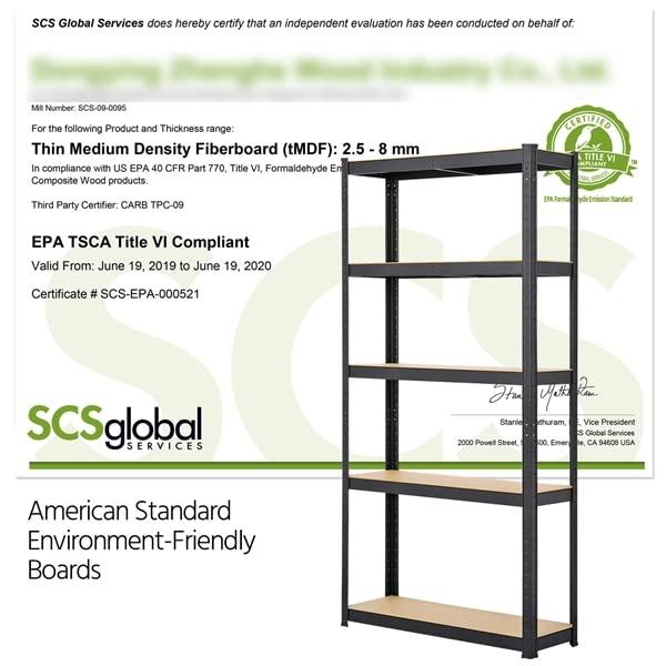 Yaheetech スチールラック キッチンラック 5段 幅90 奥行30 高さ