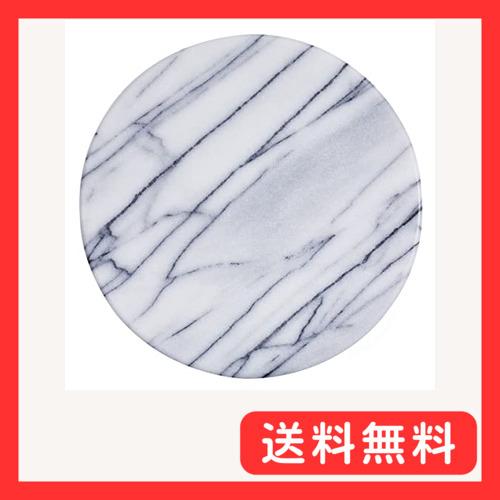 JE marble 大理石 ケーキ回転台 30cm ホワイト 製菓用 ターンテーブル