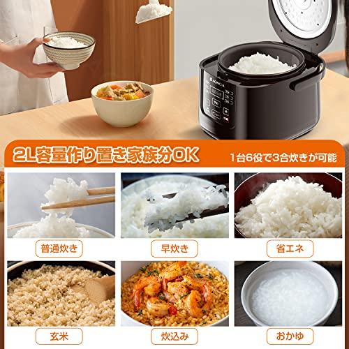 期間限定特価】 炊飯器3合炊き 一人暮らし コンパクト cooker おかゆ