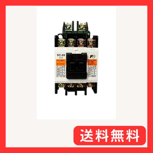 富士電機 標準形電磁接触器 ケースカバー無 SC-N6 コイル100V : グッド 