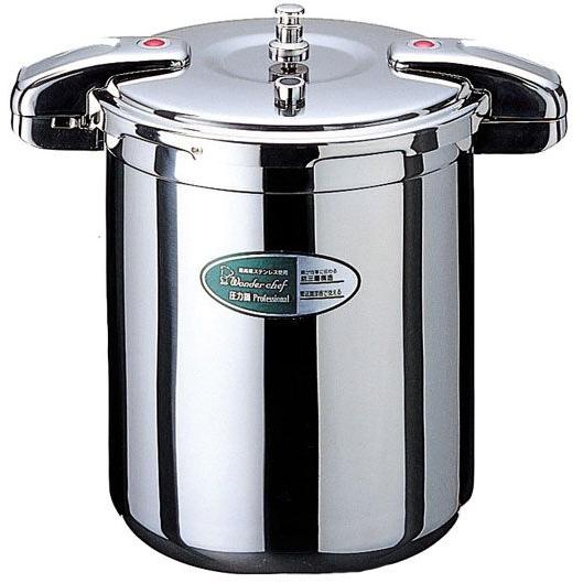 ワンダーシェフ 【完売】ワンダーシェフ IH対応 両手圧力鍋 20L