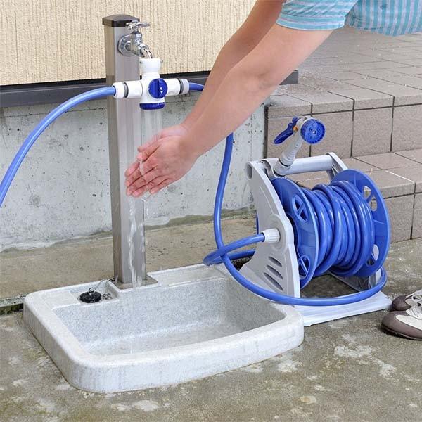 グリーンライフ シャワー付蛇口コネクター 三又タイプ SJC-02 top1-ds