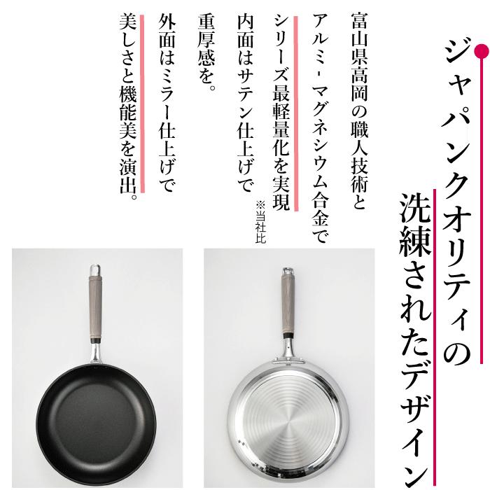 廃番完売 フライパン 24cm 深型 日本製 テフロン プラチナプラス