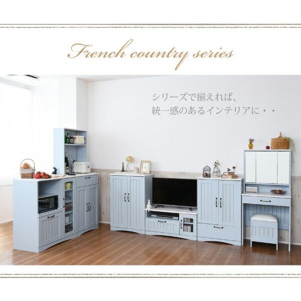 フレンチカントリー キッチンカウンター レンジ台 姫 アンティーク