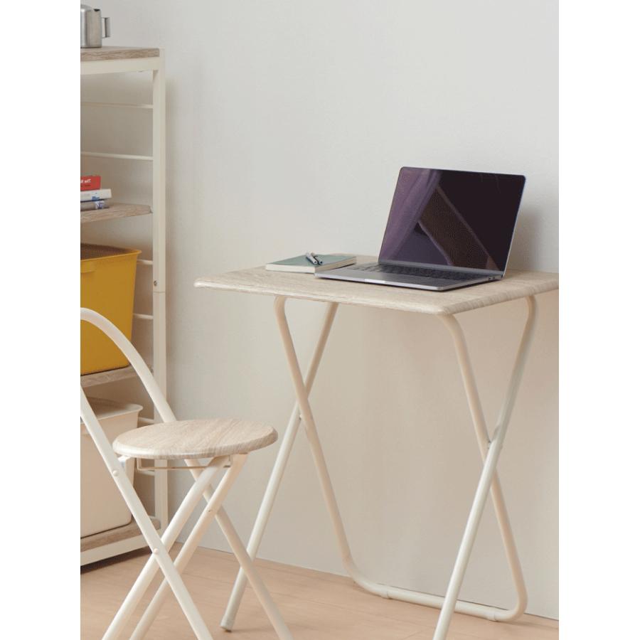 弘益 NEW! フォールディングテーブル＆チェアセット ナチュラル