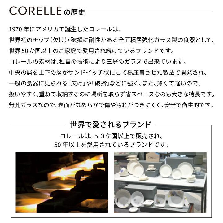 CORELLE コレール ノーブルイエロー  大皿 5枚セット 3層構造 無孔ガラス 薄くて軽い 耐久性 衝撃性 積層強化 ガラス製 おしゃれ 白い食器 パスタ皿_2