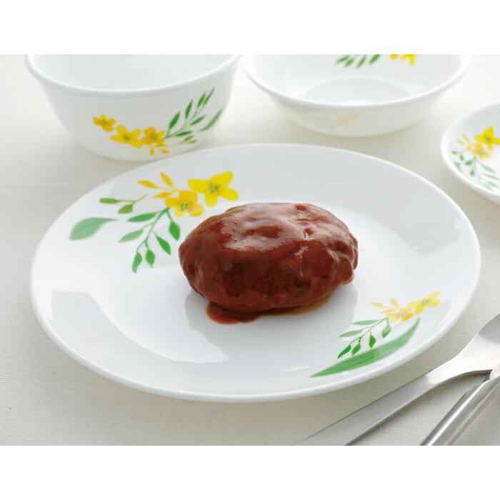 CORELLE コレール ノーブルイエロー  大皿 5枚セット 3層構造 無孔ガラス 薄くて軽い 耐久性 衝撃性 積層強化 ガラス製 おしゃれ 白い食器 パスタ皿_7