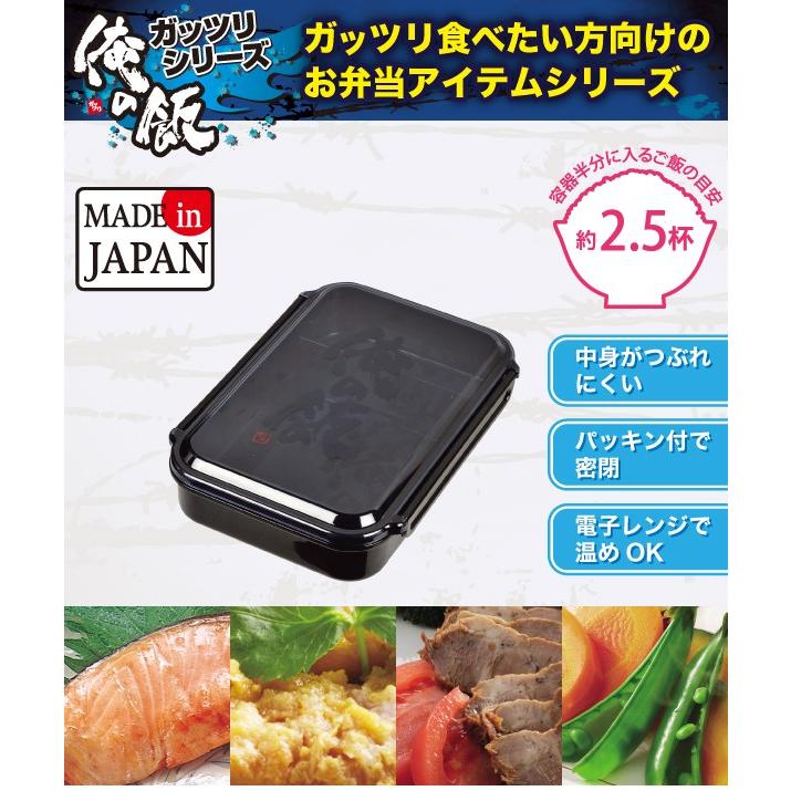 俺の飯シリーズの保温弁当箱 パール金属 日本製 男のガッツリ系お弁当シリーズ 弁当箱 1000 ご飯2.5
