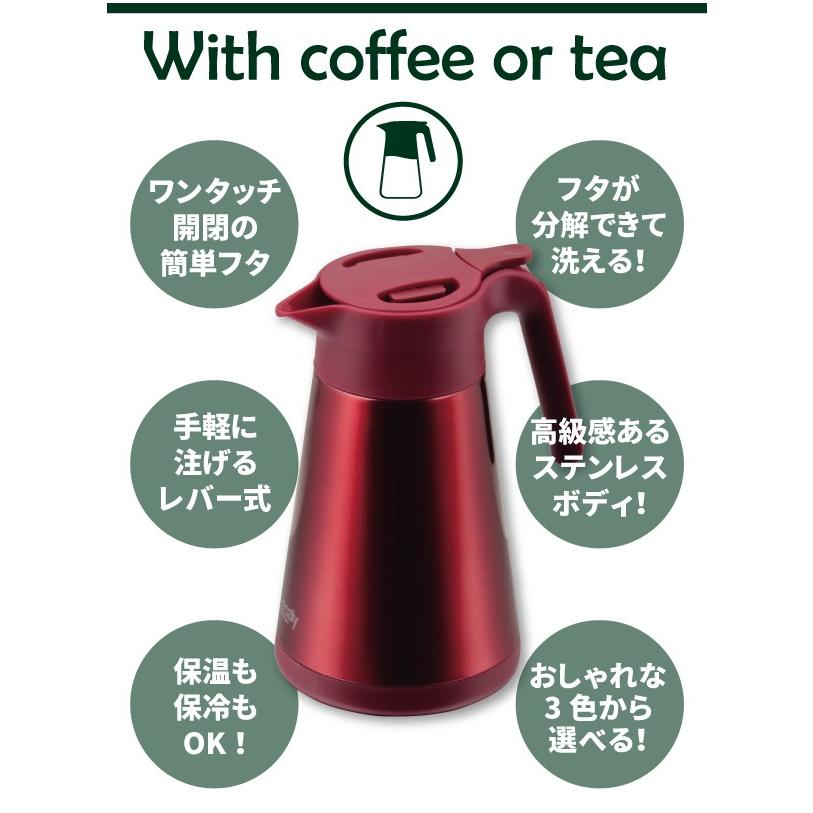 32 割引女の子向けプレゼント集結 12個セット卓上保温ポット 保冷ポット1 4l広口タイプレバー式栓ステンレス製サテンフォルテックハウス 調理用品 キッチン用品 Urbanfarminginstitute Org