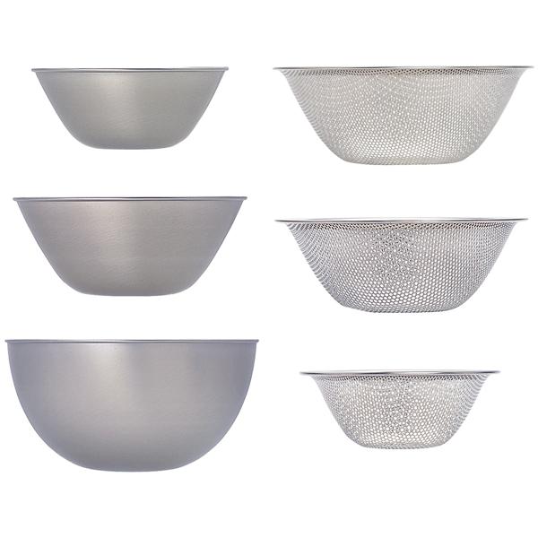 柳宗理 18-8ステンレス製 ステンレスボール&パンチングストレーナー 6