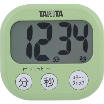 廃番完売　TANITA タニタ デジタルタイマーでか見えタイマー TD384 ピスタチオグリーン｜goodlifeshop