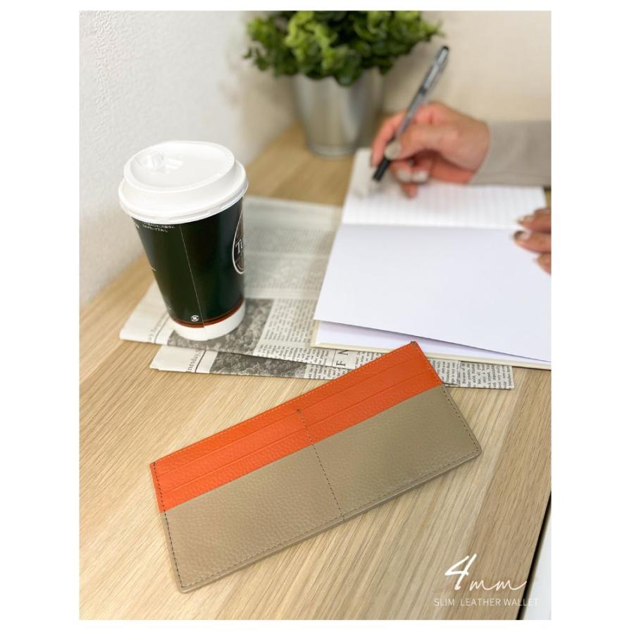 長財布 薄い レディース 革 ミニ財布 お札折らない 本革 小物 財布