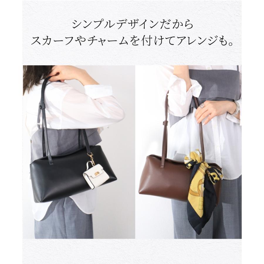 ペットボトル・長財布が入る】 ショルダーバッグ レディース 横長 軽量