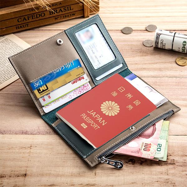 春のコレクション パスポートケース 革 高級 牛本革 カウレザー 航空券 パスポートカバー かわいい 旅行 トラベル 海外 出張 メンズ レディース対応 マルチケース Acu Education