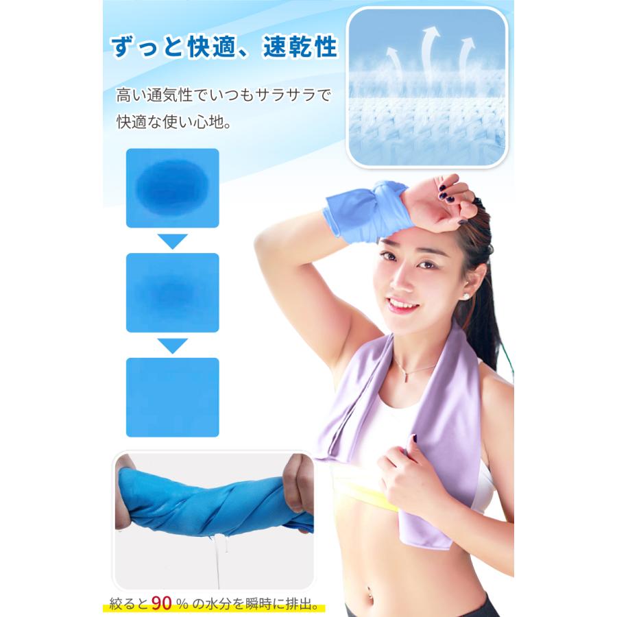 速乾タオル マイクロファイバー 超吸水 軽量 抗菌 防臭 フェイスタオル