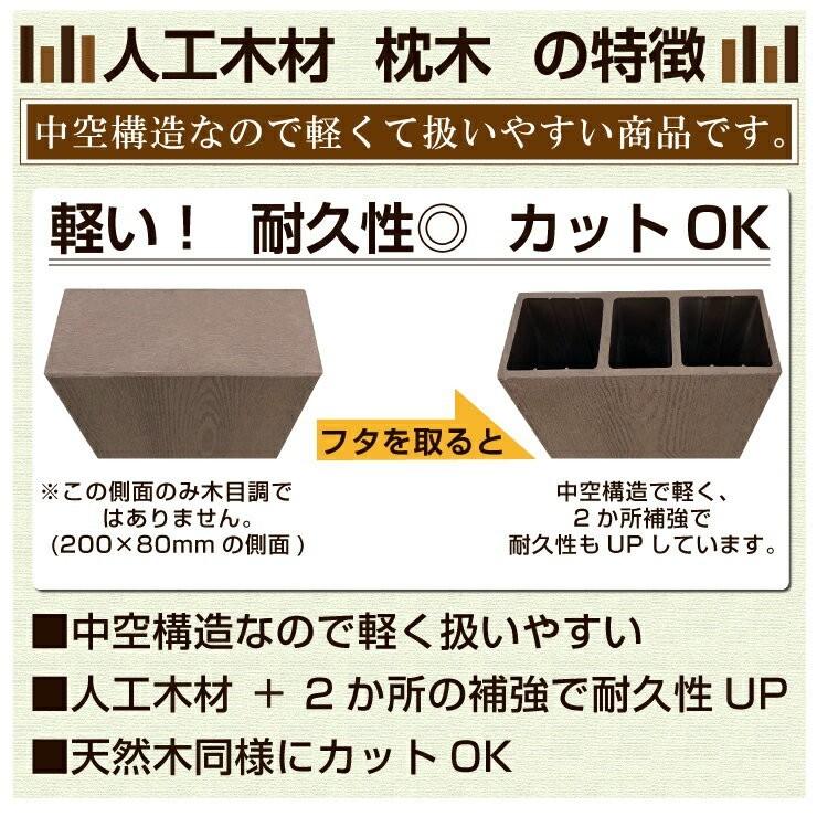 Good Life Wood（グッドライフウッド） 枕木 人工木材 ウッドデッキ