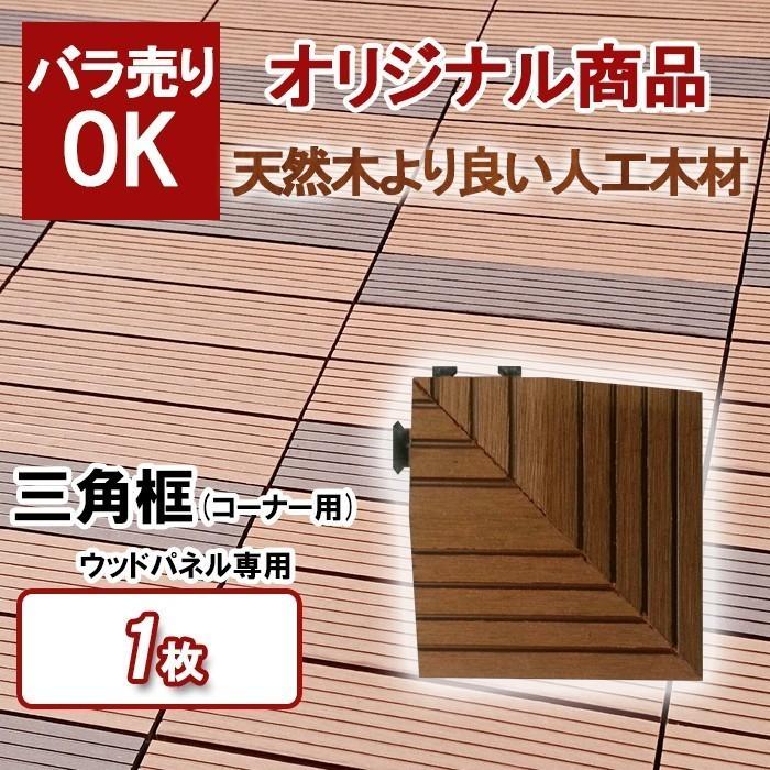 ウッドパネル 楽天市場】【月間優良ショップ受賞店】人工木 三角框 コーナー用