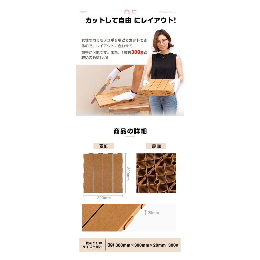 Good Life Wood（グッドライフウッド） デッキパネル 木目風パネル diy 