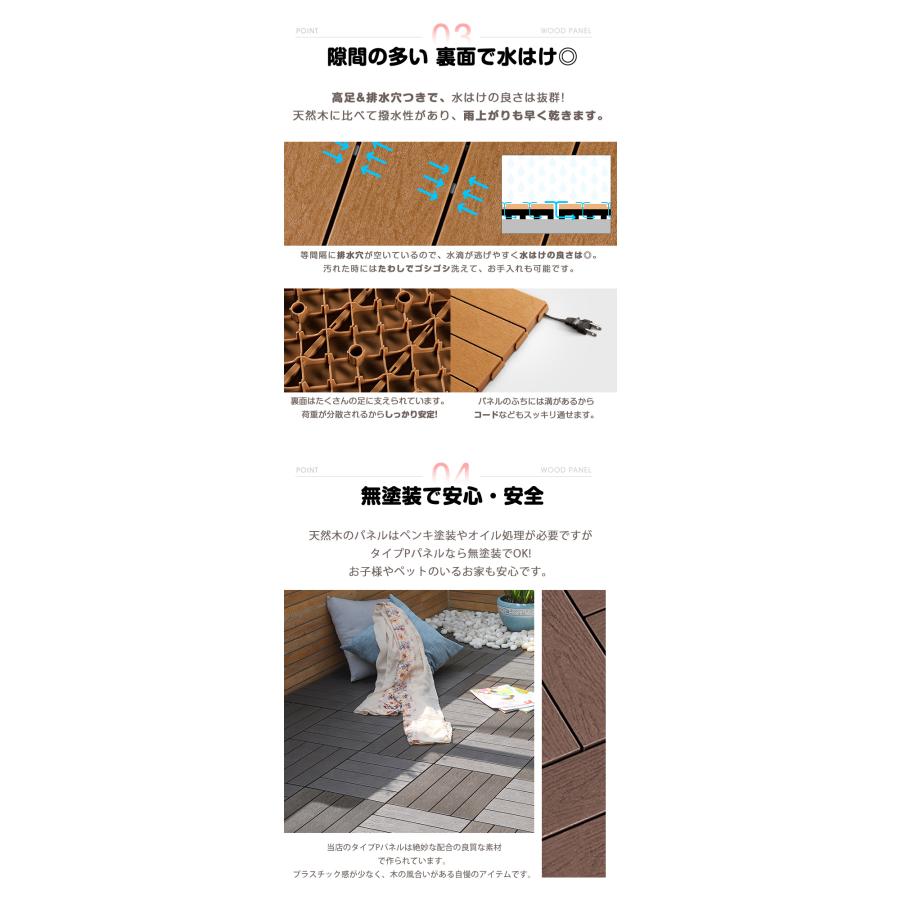 Good Life Wood（グッドライフウッド） デッキパネル 木目風パネル diy 