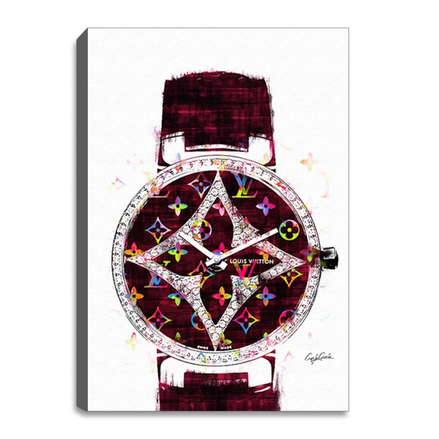 キャンバスアート ブランド オマージュ ルイヴィトン P6 クレイグガルシア No time limit 01