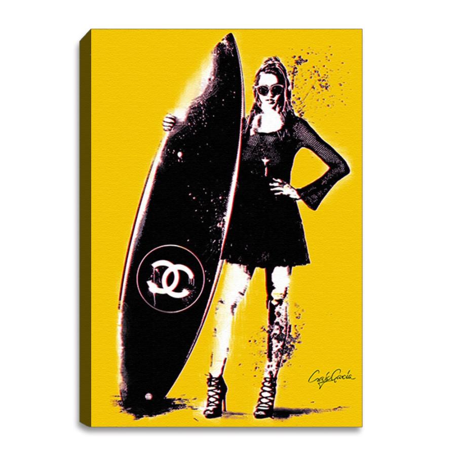 キャンバスアート ブランド オマージュ シャネル サーフィン P20