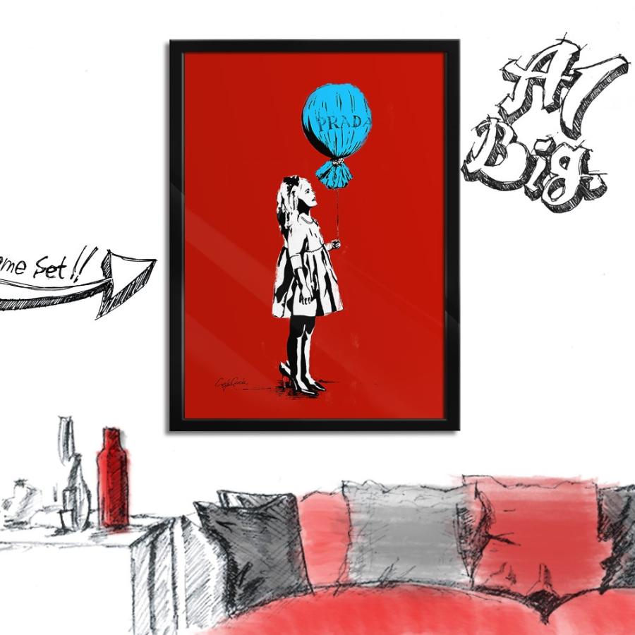 アートポスター（キャンバス） ブランド オマージュ プラダ A1