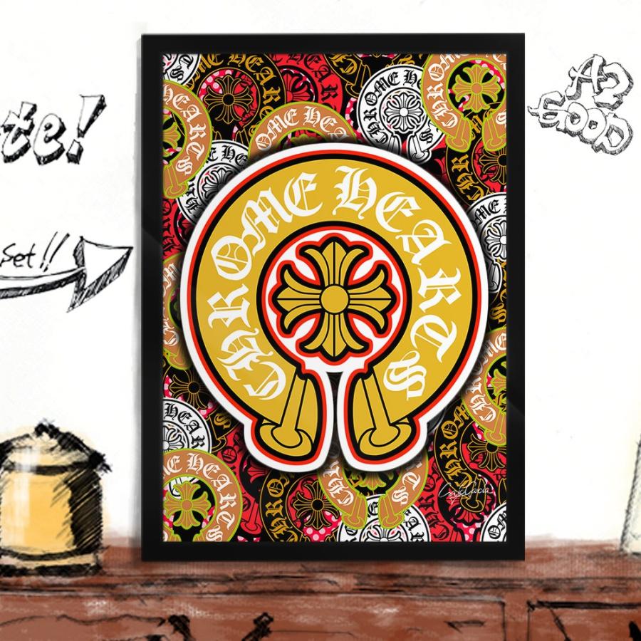 アートポスター ブランド オマージュ クロムハーツ クレイグガルシア Horseshoe D 03 Cgpphsd03 Di Colore 通販 Yahoo ショッピング