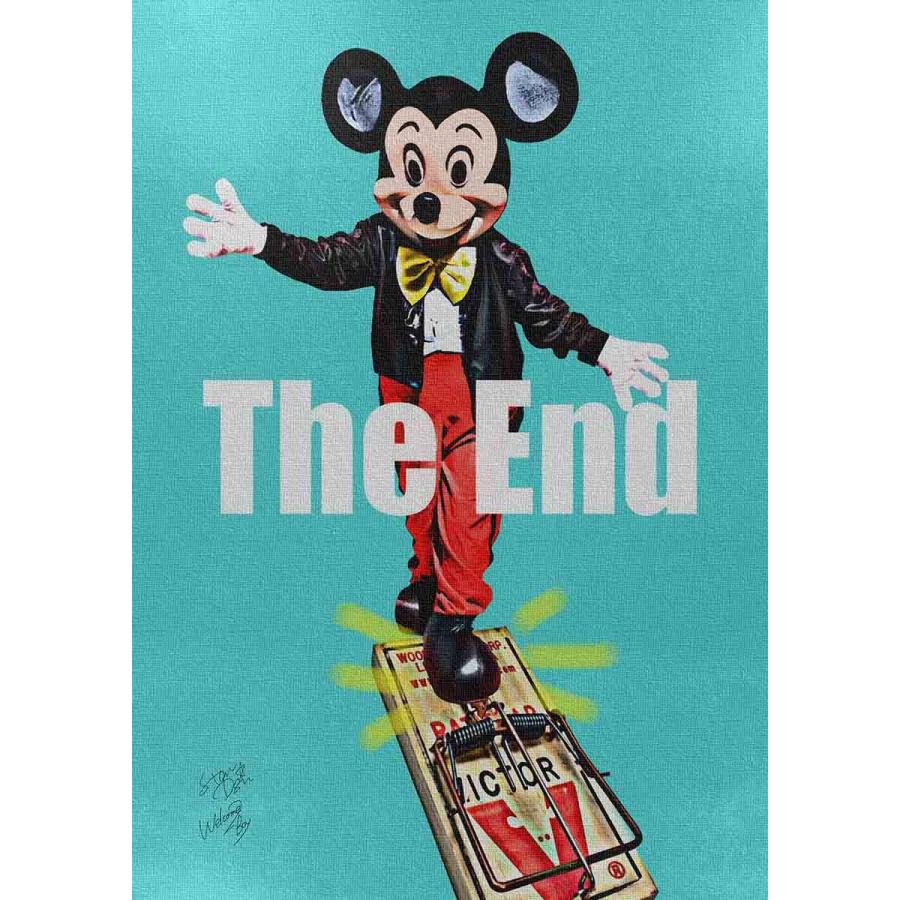 Star Design 【キャンバスポスター】 A1サイズ アートポスター THE END