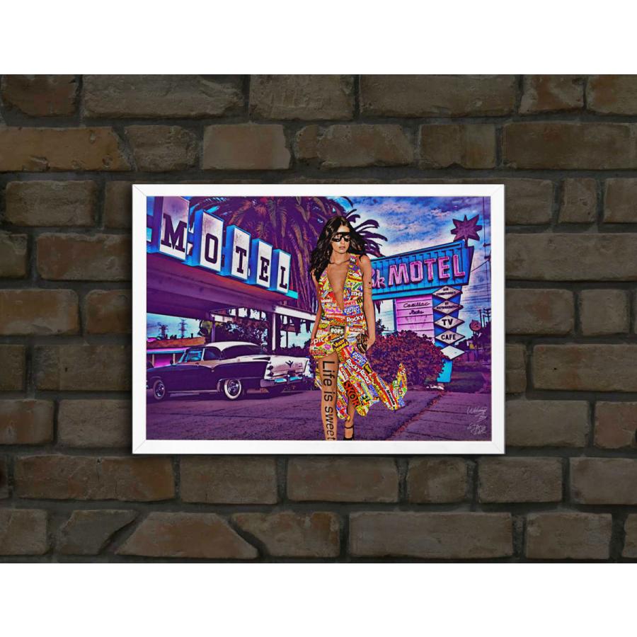 Star Design 【キャンバスポスター】 A1サイズ アートポスター LIFE IS