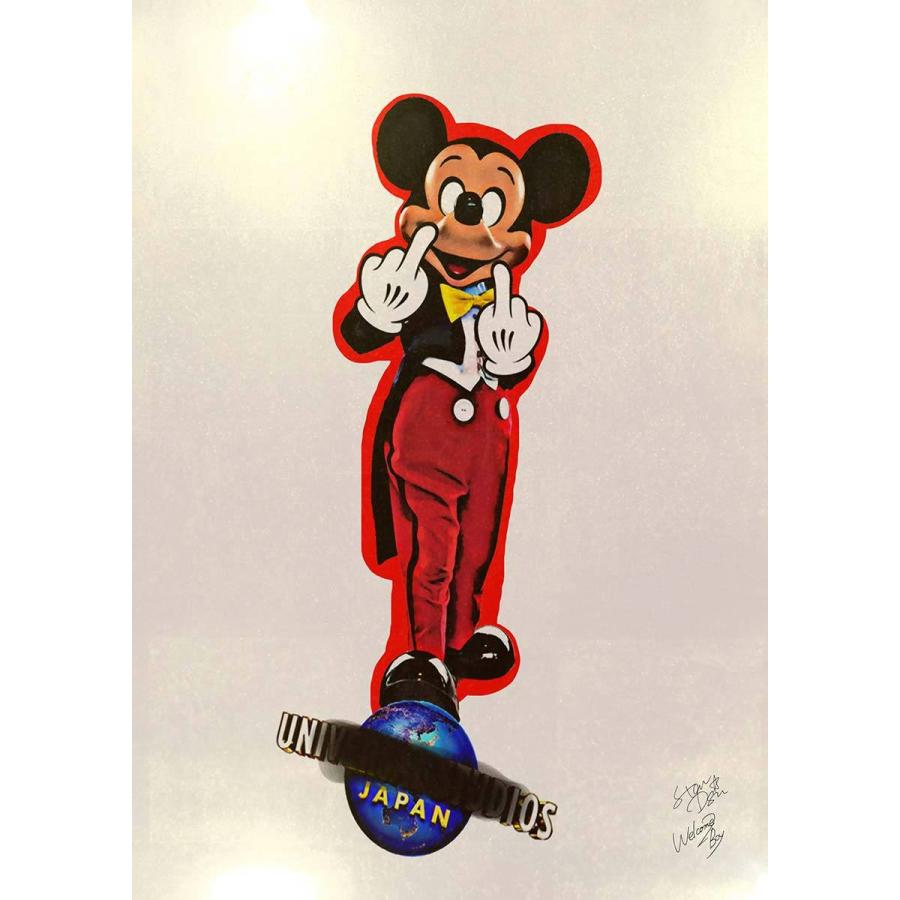 Star Design ポスター サイズ アートポスター Wb113 Rock Mickey ミッキーマウス 現品