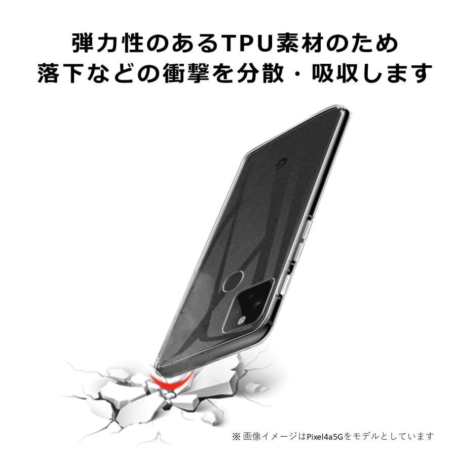 Pixel 6 6Pro 5a5G 4a5G 5 4a ケース カバー ソフト クリア 透明 シンプル 保護 衝撃吸収 軽量 google ピクセル グーグル｜goodlike｜10