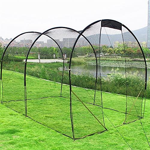 Kapler バッティングゲージ 5x3x3m 野球バッティングゲージ 硬式/軟式対応 キャリーバッグ付き 防球ネット 