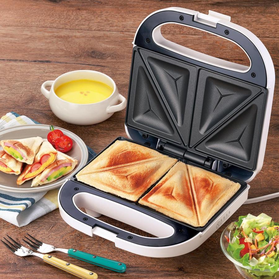 ホットサンドメーカー簡単 クッキング トースト 朝食 ホットサンド キッチン 新生活 ダブル 朝ごはん おやつ アレンジ 薄型 簡単 お手入れ くっつかない Kd 0016 グッドメイク Yahoo ショップ 通販 Yahoo ショッピング