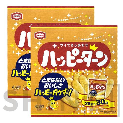 亀田製菓 ハッピーターン 28g x 30袋×2BOX お菓子 和菓子51495-2