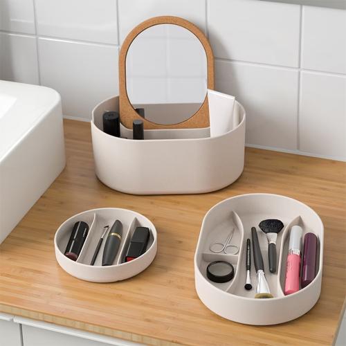 イケア（IKEA） イケアイケア SAXBORGA 収納ボックス ミラーのふた付き