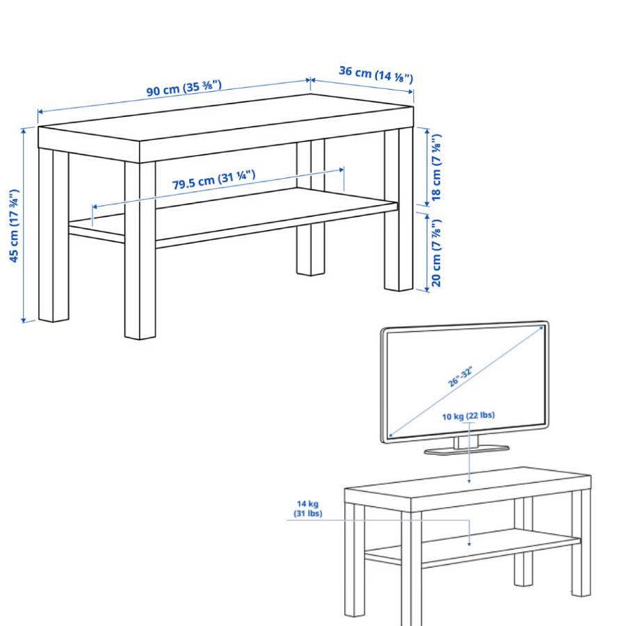 イケア（IKEA） LACK テレビ台 同梱不可10625525 : goodmall - 通販