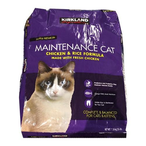 コストコ カークランド キャットフードドライ 大容量11.34kg メンテナンスフォーミュラ （沖縄別途送料） m132024