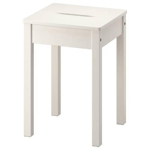 イケア（IKEA） HAUGA ハウガ スツール, ホワイト : goodmall - 通販
