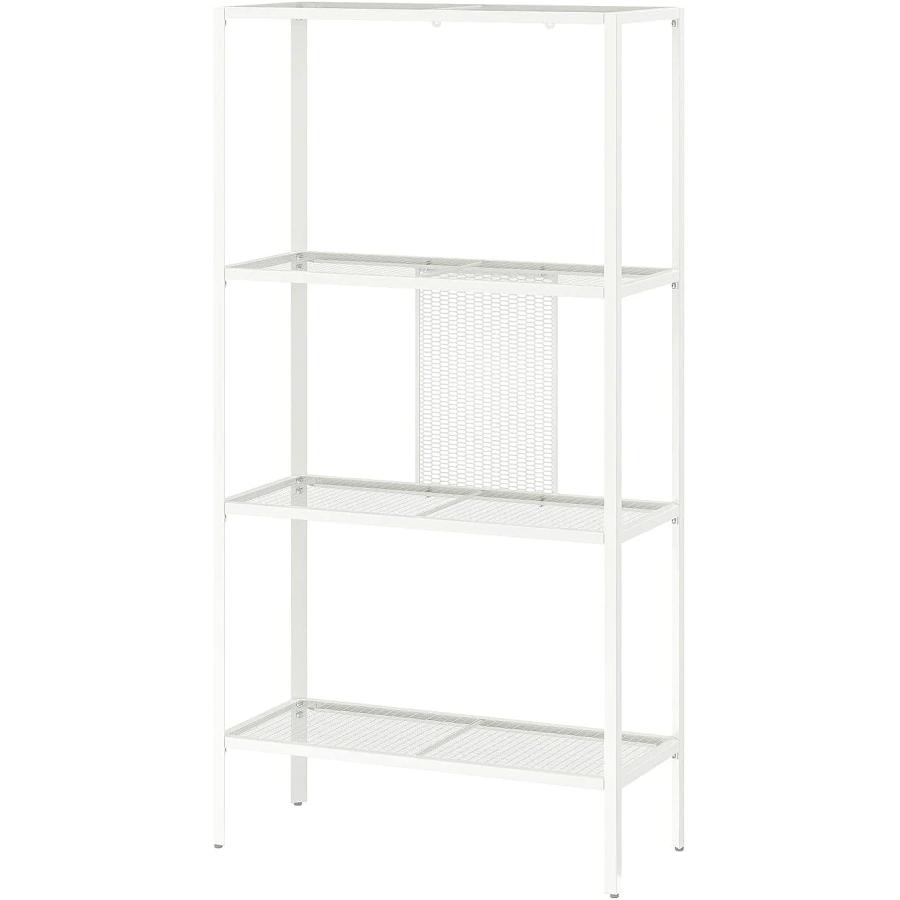 イケア（IKEA） BAGGEBO シェルフユニット メタル/ホワイト, 60x25x116