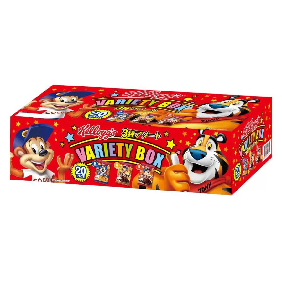 ケロッグ（Kellogg's） バラエティボックス 3種 20パック : goodmall