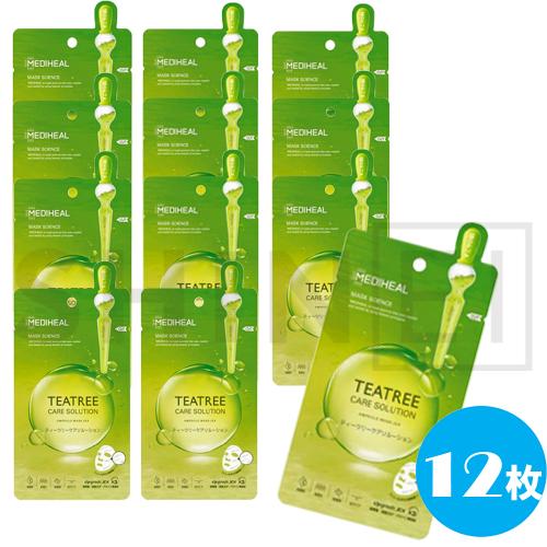 Medihealメディヒール ティーツリー ケアソルーション アンプルマスク Jex 12枚 保湿シート フェイスマスク フェイスパック フェイスケア 美容マスク 韓国コスメ Mediheal Teatree12 Goodmall 通販 Yahoo ショッピング