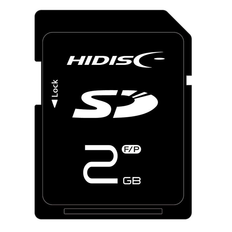 HIDISC貴重な2GB【SDカードHDSD2GCLJP3 x2点】お得な2個セット