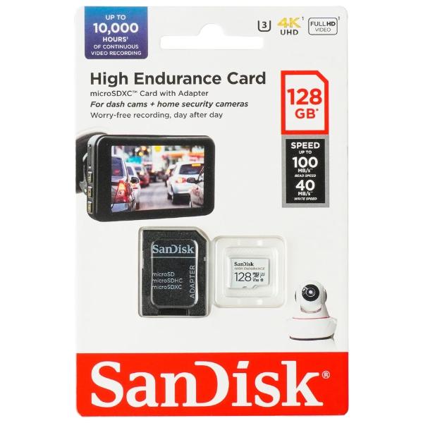 ドライブレコーダー対応・サンディスク高耐久128GB【microSDXCカードSDSQQNR-128G-GN6IA】最大R=100MB/s・C10 U3 V30｜goodmedia-wholesale