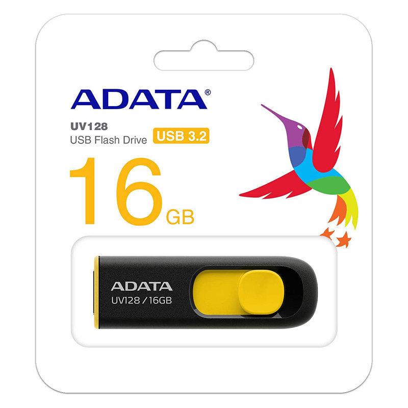 【57%OFF!】 A-DATA5年保証 高速16GB USBメモリAUV128-16G-RBY スライド式 直送商品 Gen1=USB3.0対応 USB3.2