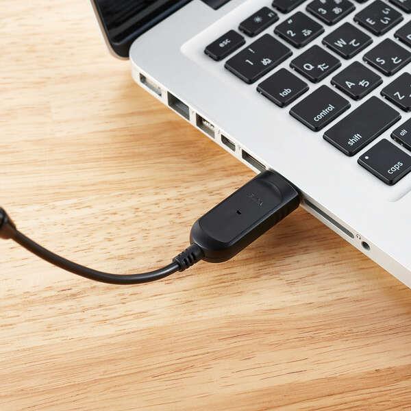 「2個セット」 USB接続 PC用 マイク フレキシブルアーム 消音ボタン付き HS-MC08UBK エレコム｜goodmedia-wholesale｜08