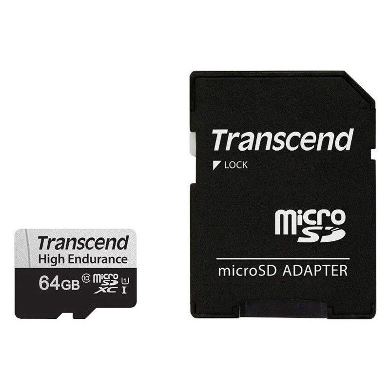 「2枚セット」 microSDカード ドライブレコーダー対応高耐久 64GB トランセンド TS64GUSD350V UHS-I U1 マイクロSD｜goodmedia-wholesale｜02