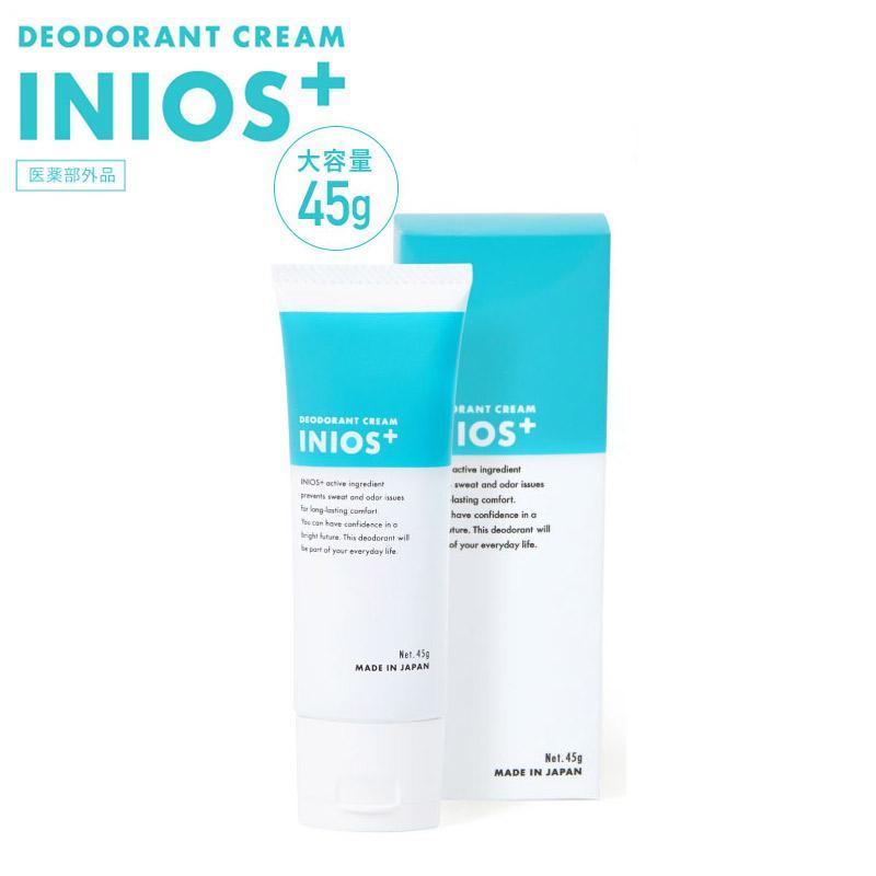 INIOS+ デオドラントクリーム イニオスプラス 45g ワキガ用 日本 INIOS+ デオドラントクリーム イニオスプラス 45g ワキガ用 日本