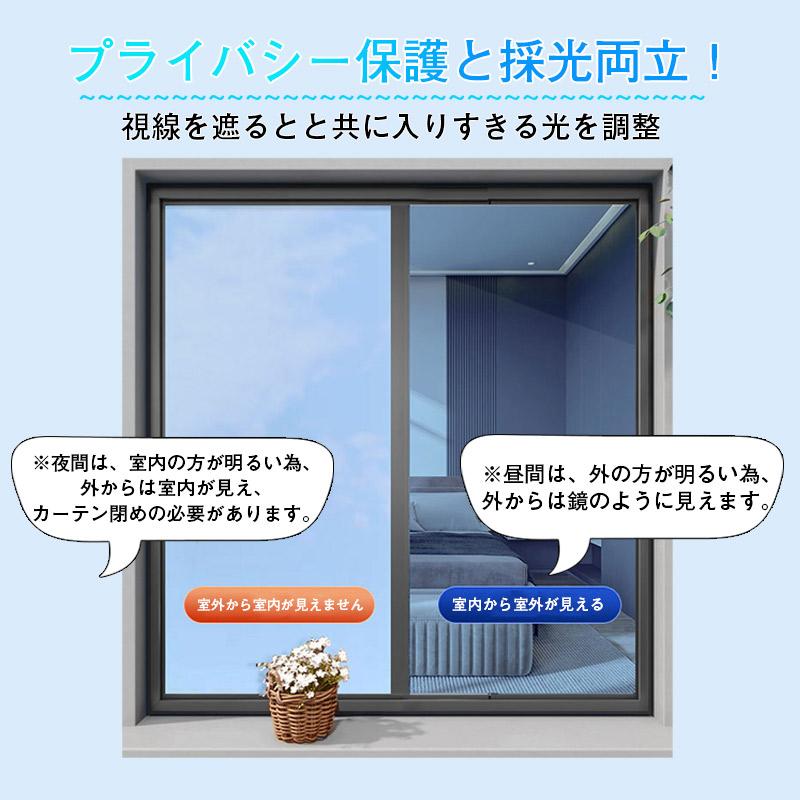 遮光シート 窓 目隠し 窓ガラスシート UVカット 遮光 90×400