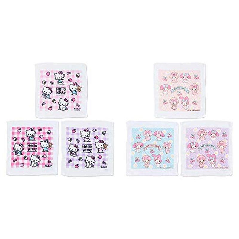 ハローキティ お洒落 おしぼりタオル3枚セットamp マイメロディ おしぼりタオル3枚セットセット